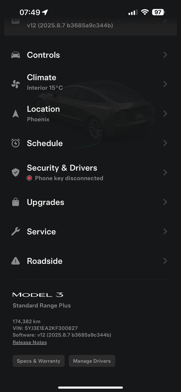 TESLA MODEL 3 Standart Range PLUS