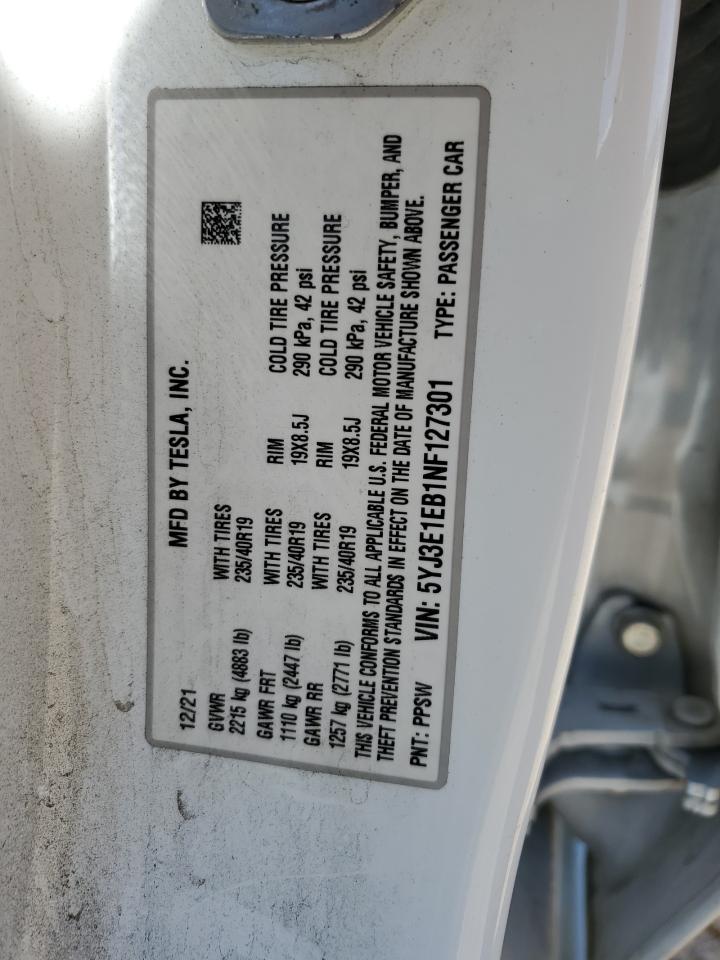 TESLA MODEL 3 LR AWD