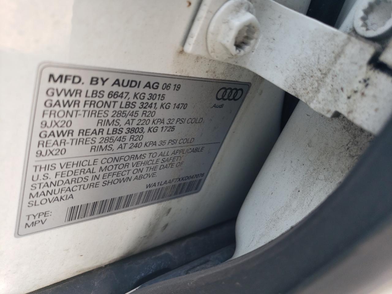 AUDI Q7 PREMIUM PLUS