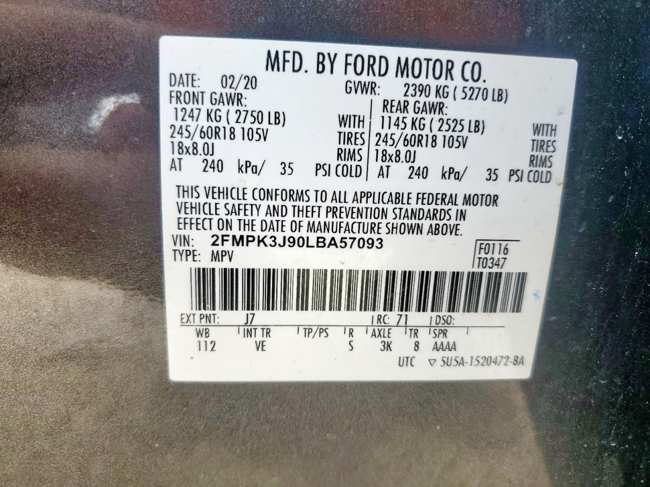 FORD EDGE SEL