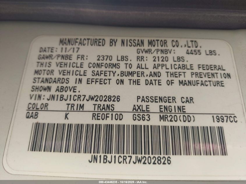 2018 NISSAN ROGUE SPORT SL