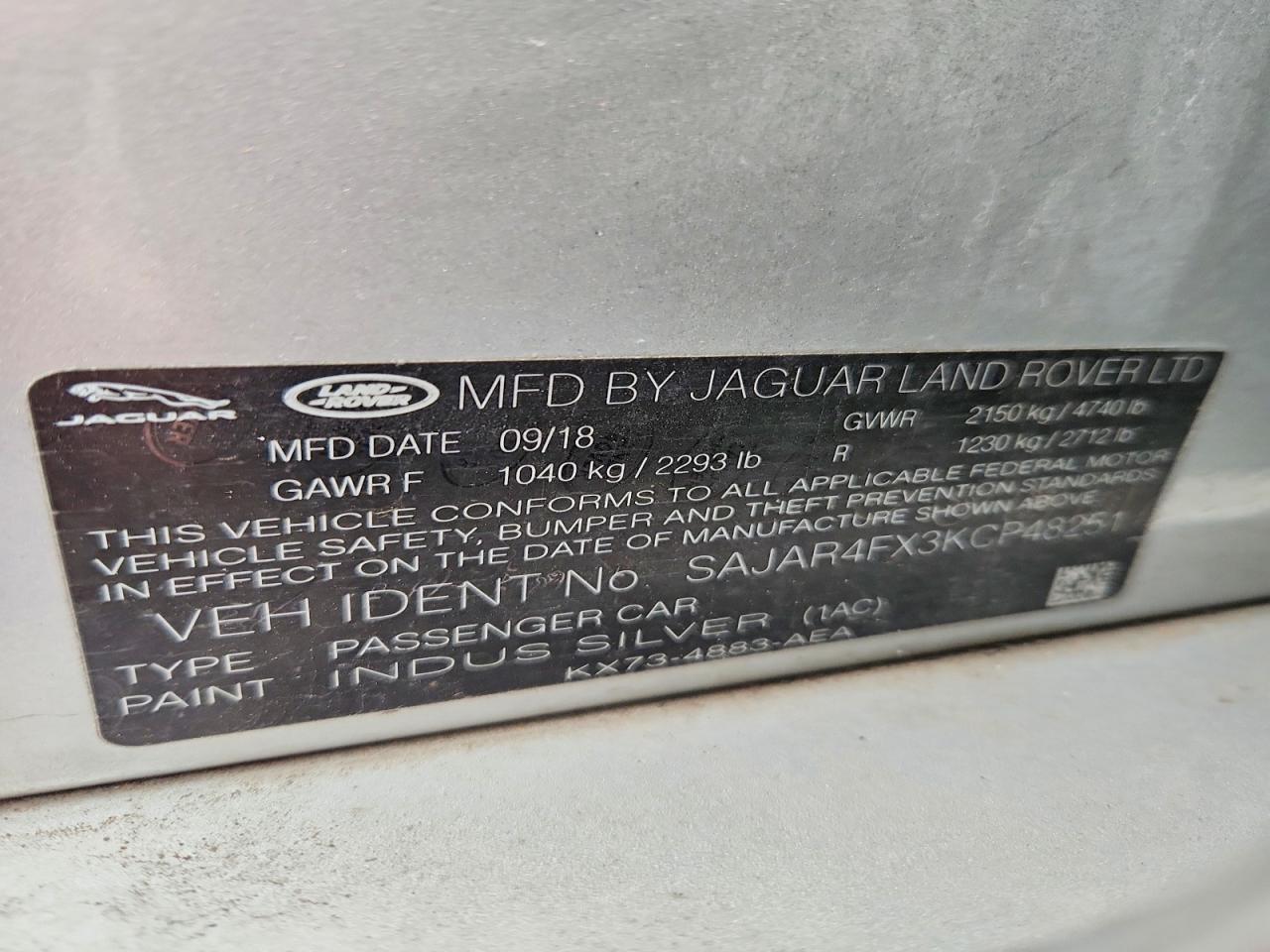 2019 JAGUAR XE