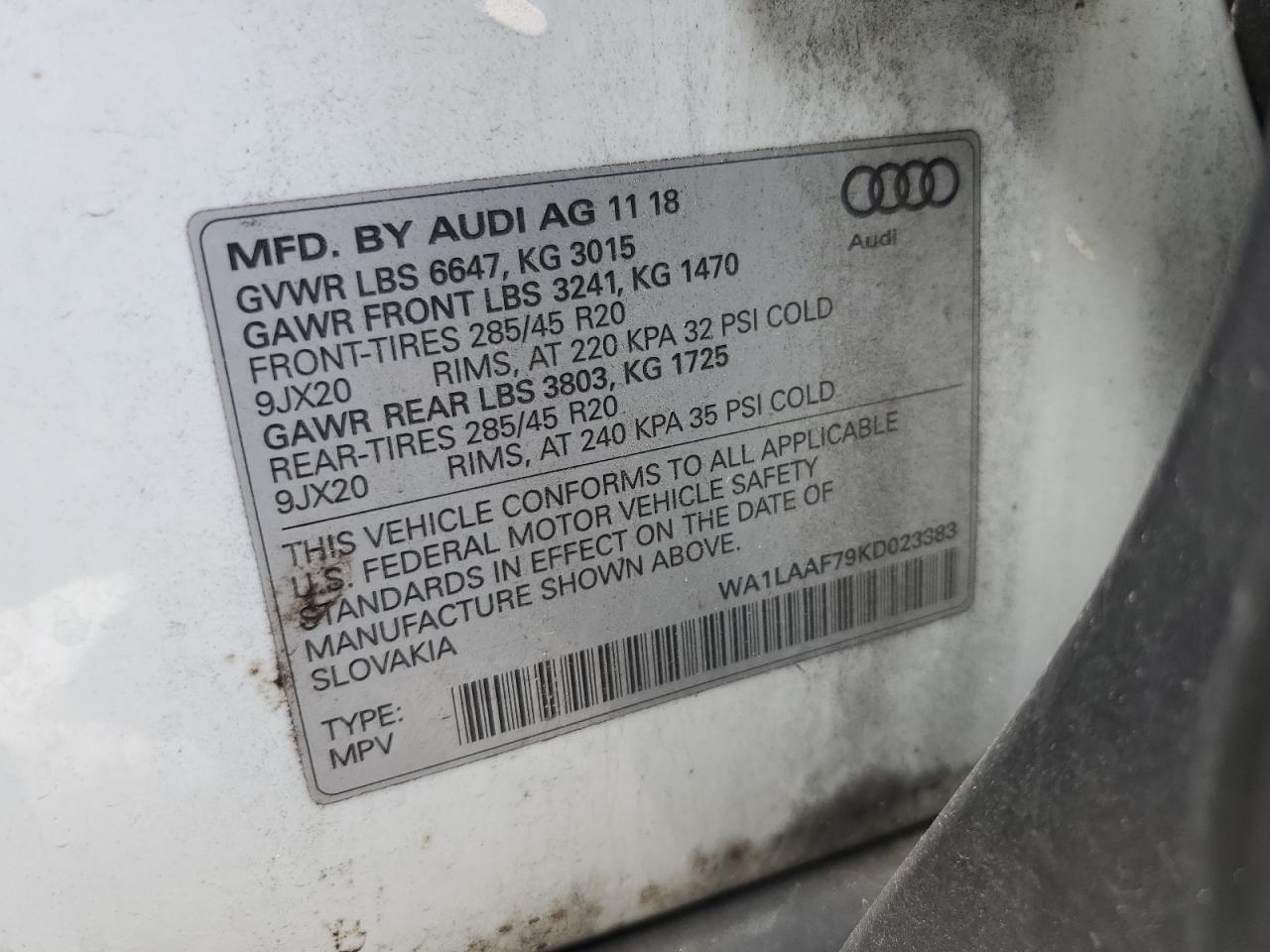 AUDI Q7 PREMIUM PLUS