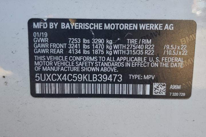 BMW X7 XDRIVE50I M-SPORT