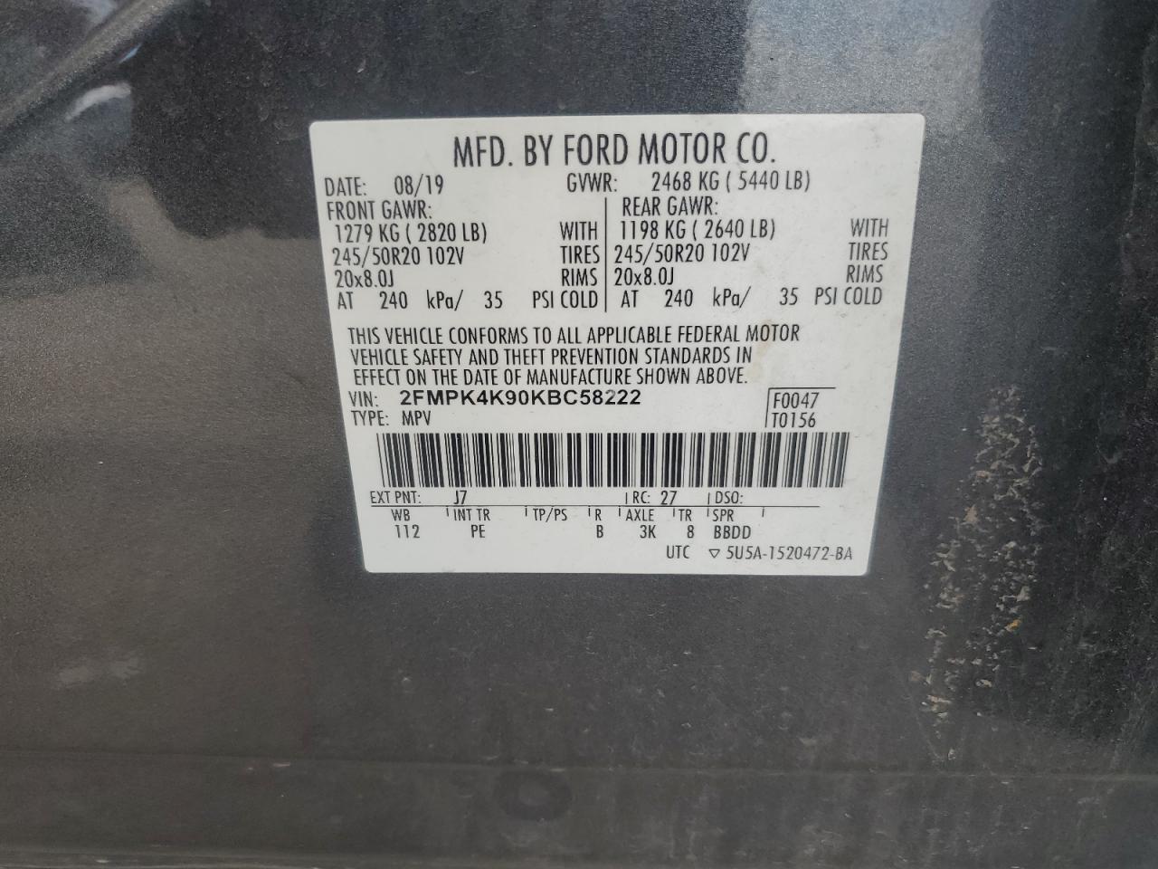 FORD EDGE TITANIUM ELITE