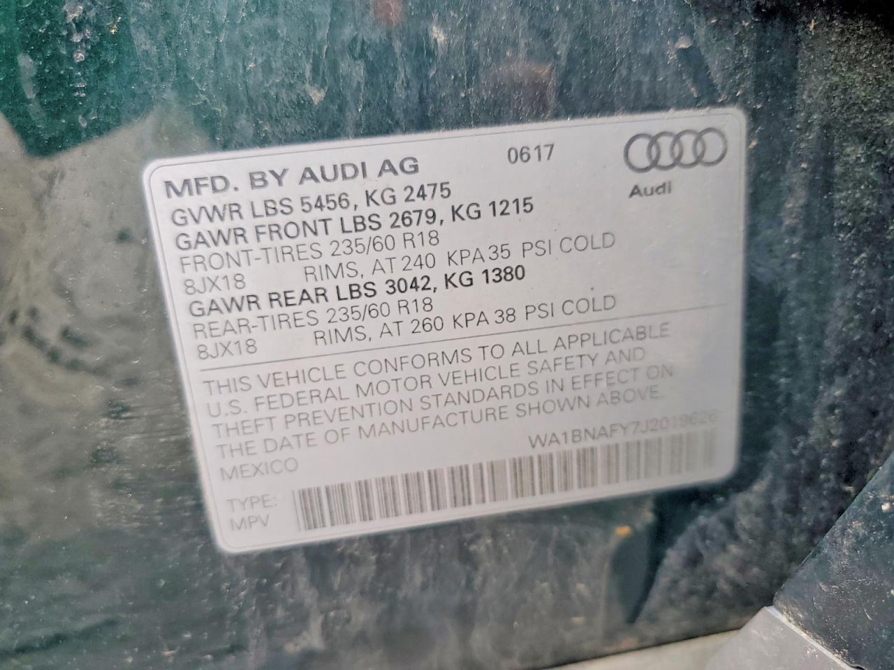 2018 AUDI Q5 PREMIUM PLUS
