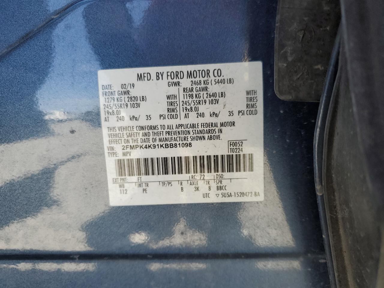 FORD EDGE AWD TITANIUM