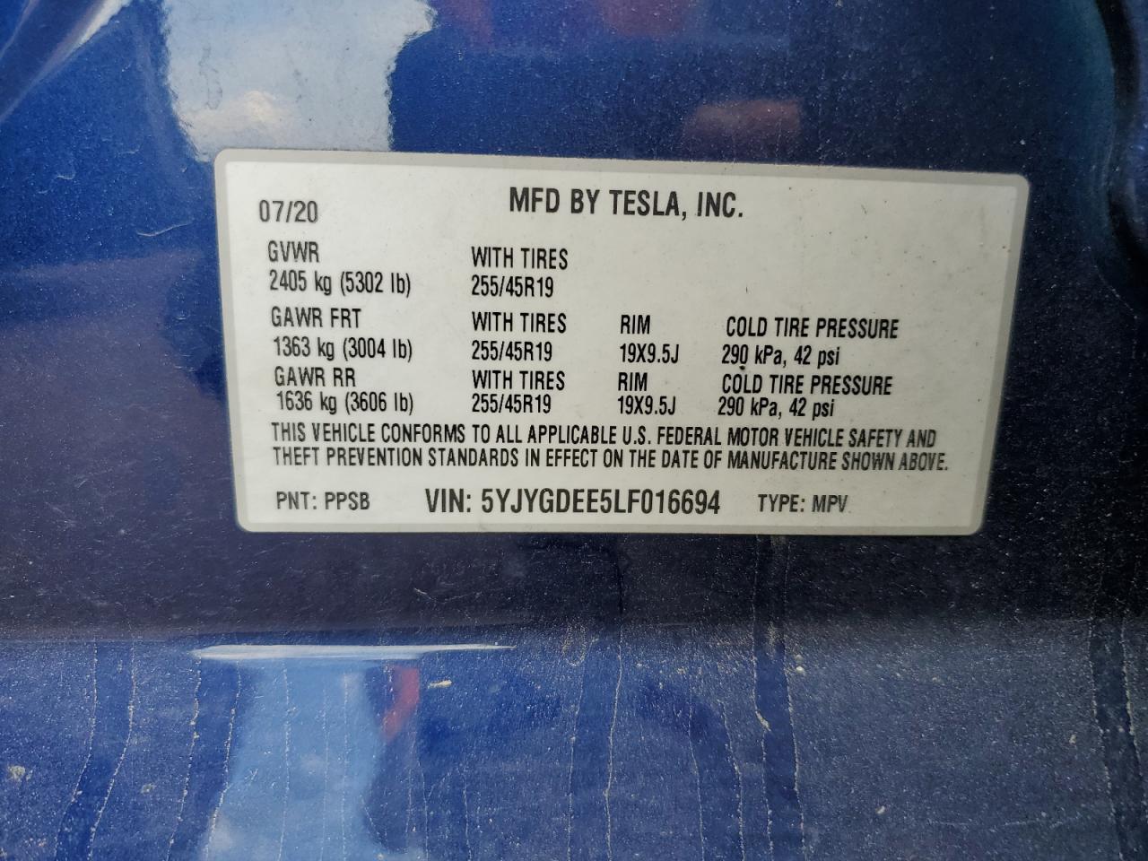 TESLA MODEL Y LR AWD