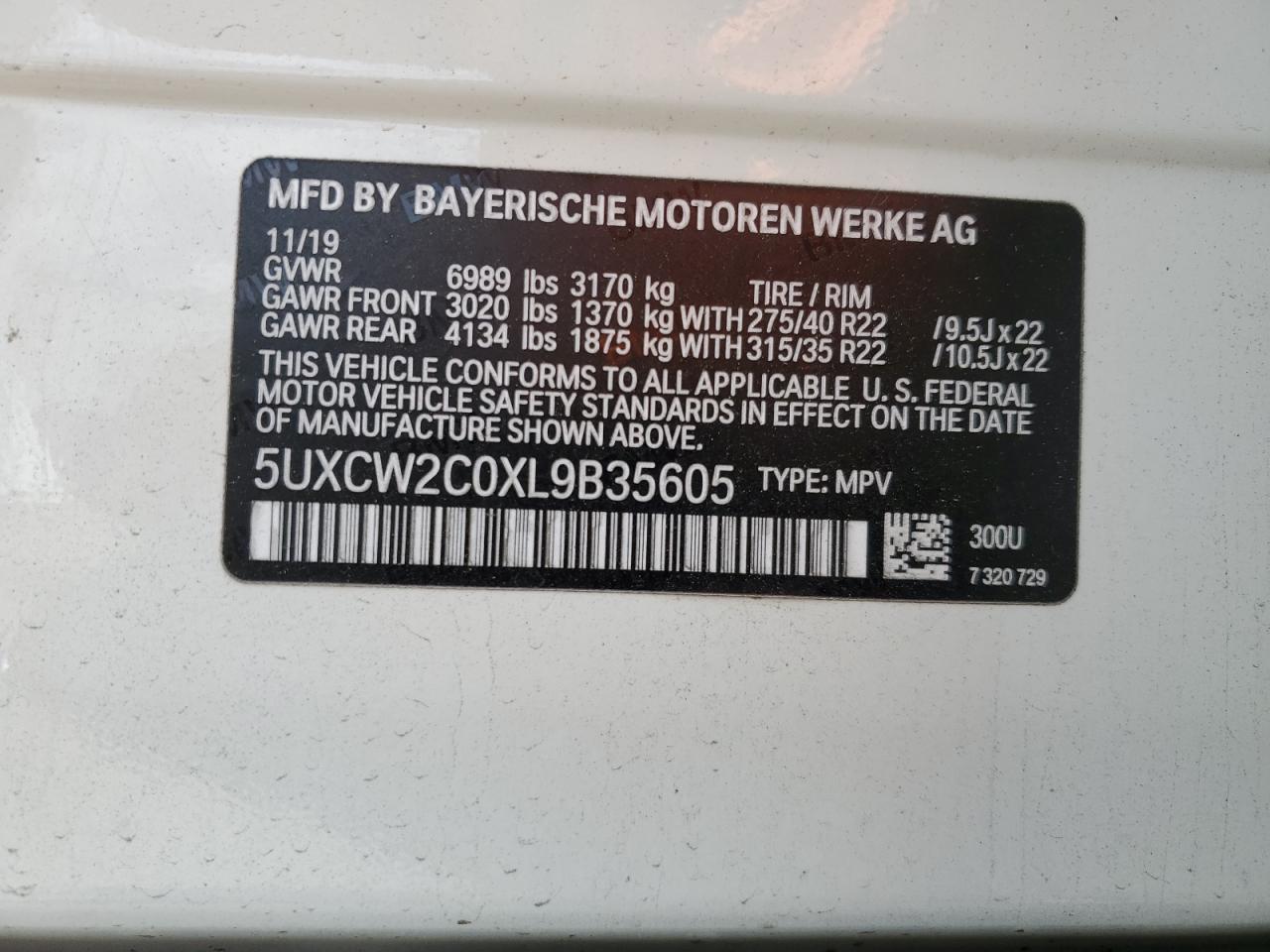 BMW X7 XDRIVE40I M-SPORT