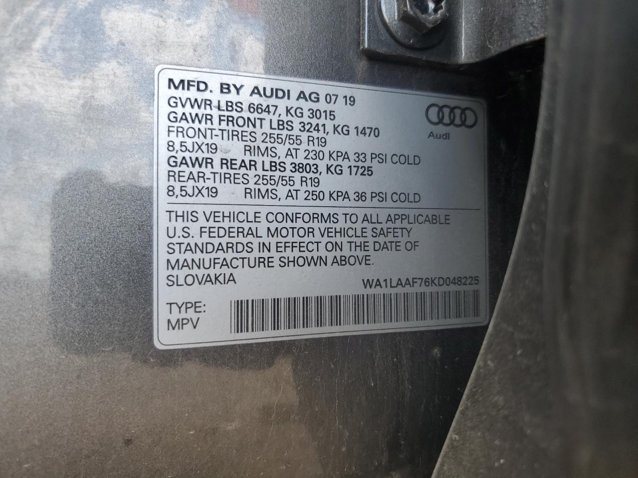 AUDI Q7 PREMIUM PLUS