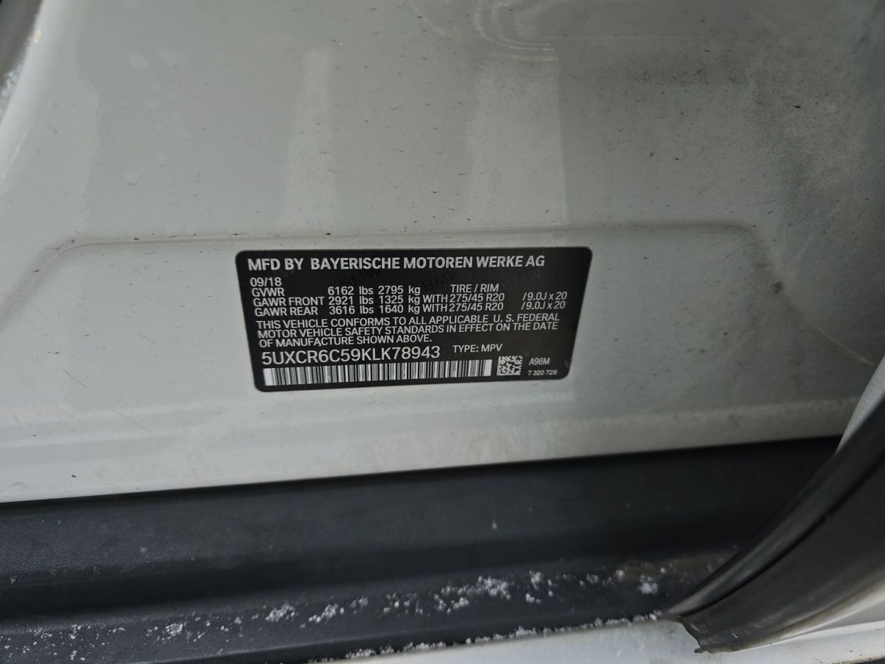 2019 BMW X5 XDRIVE 40i