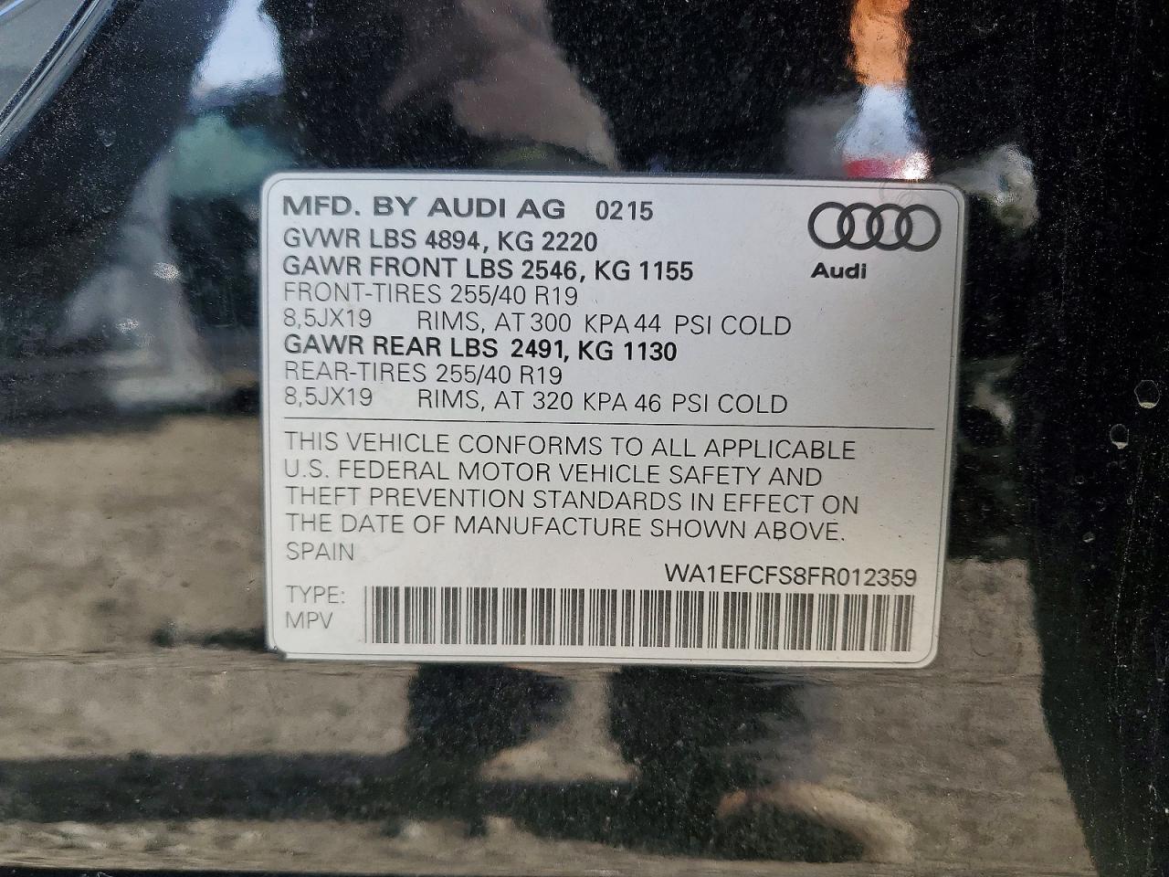 2015 AUDI Q3 PREMIUM PLUS
