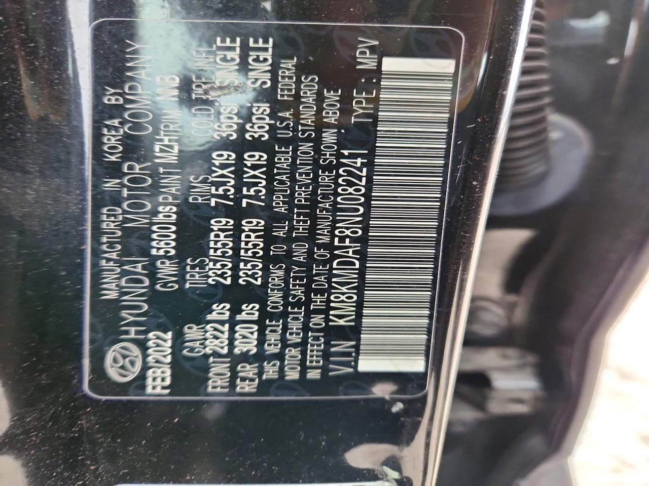 2022 HYUNDAI IONIQ 5 SE LONG RANGE