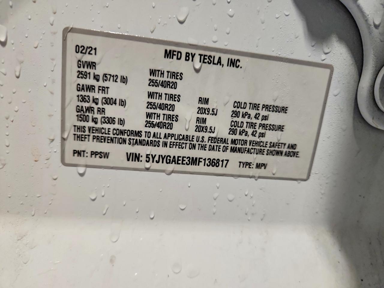 2022 TESLA MODEL Y LR AWD
