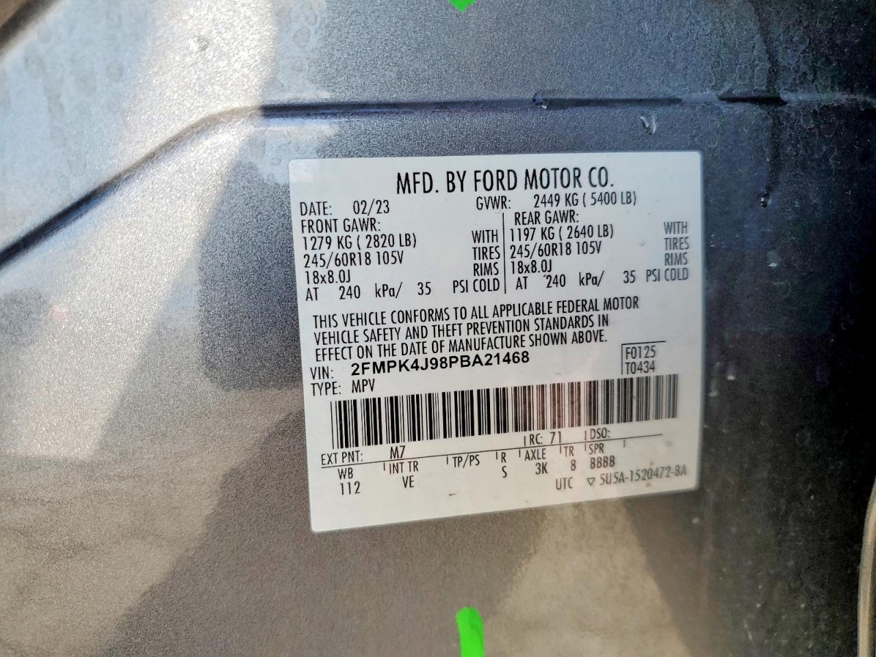 2023 FORD EDGE SEL