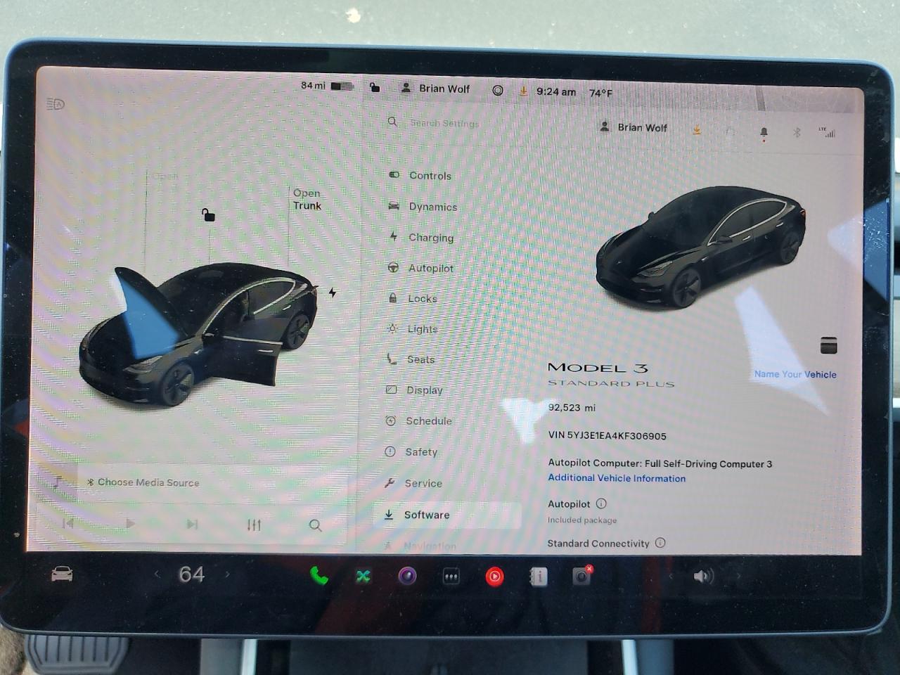 TESLA MODEL 3 SR RWD