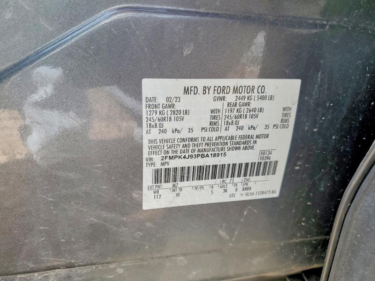 2023 FORD EDGE SEL